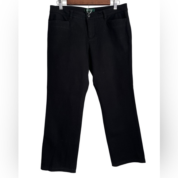 Ralph Lauren Women’s Black Petite Ankle Jeans -10 - Picture 1 of 8